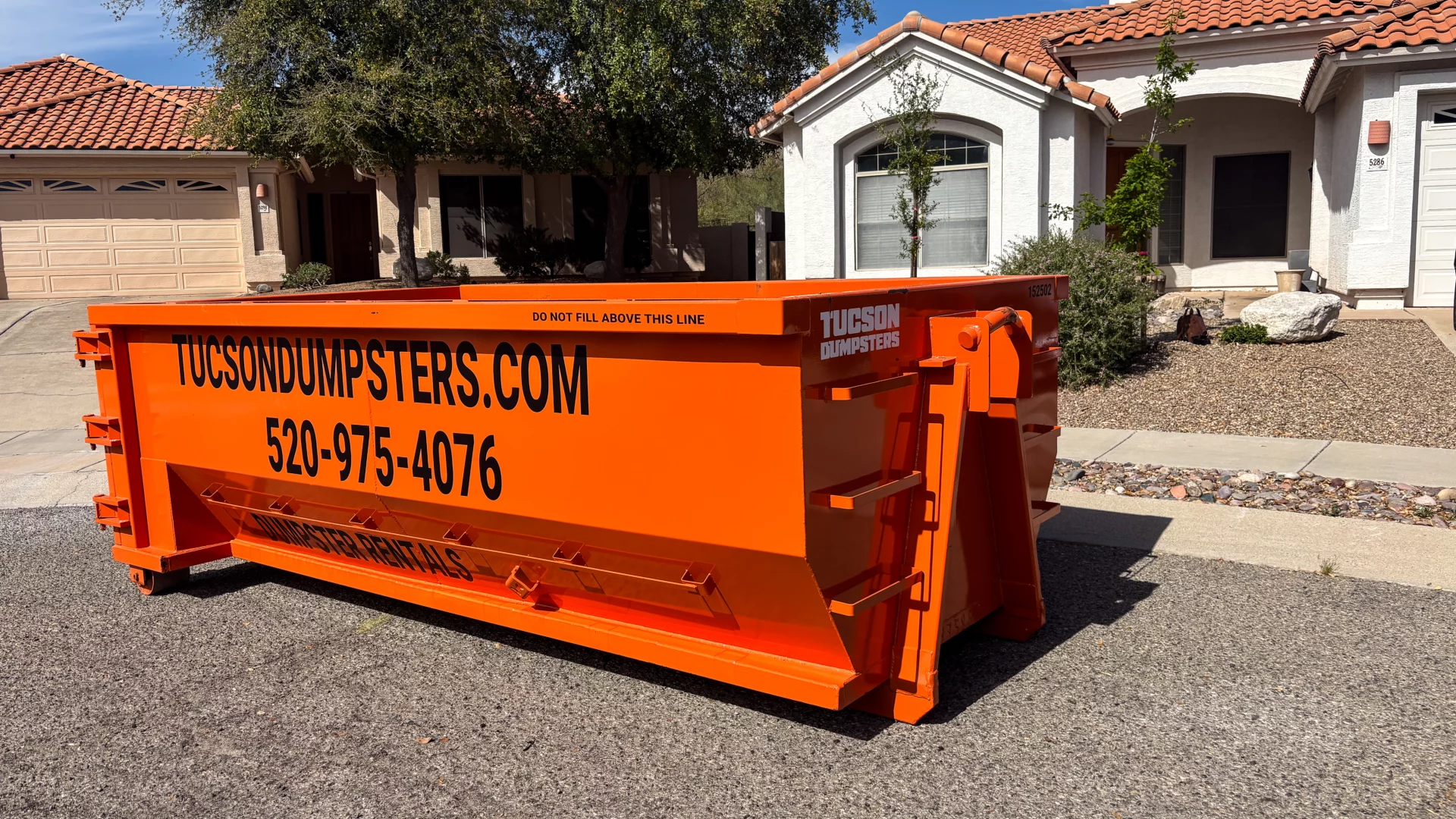 Tucson Dumpsters _ 15 yard dumpster