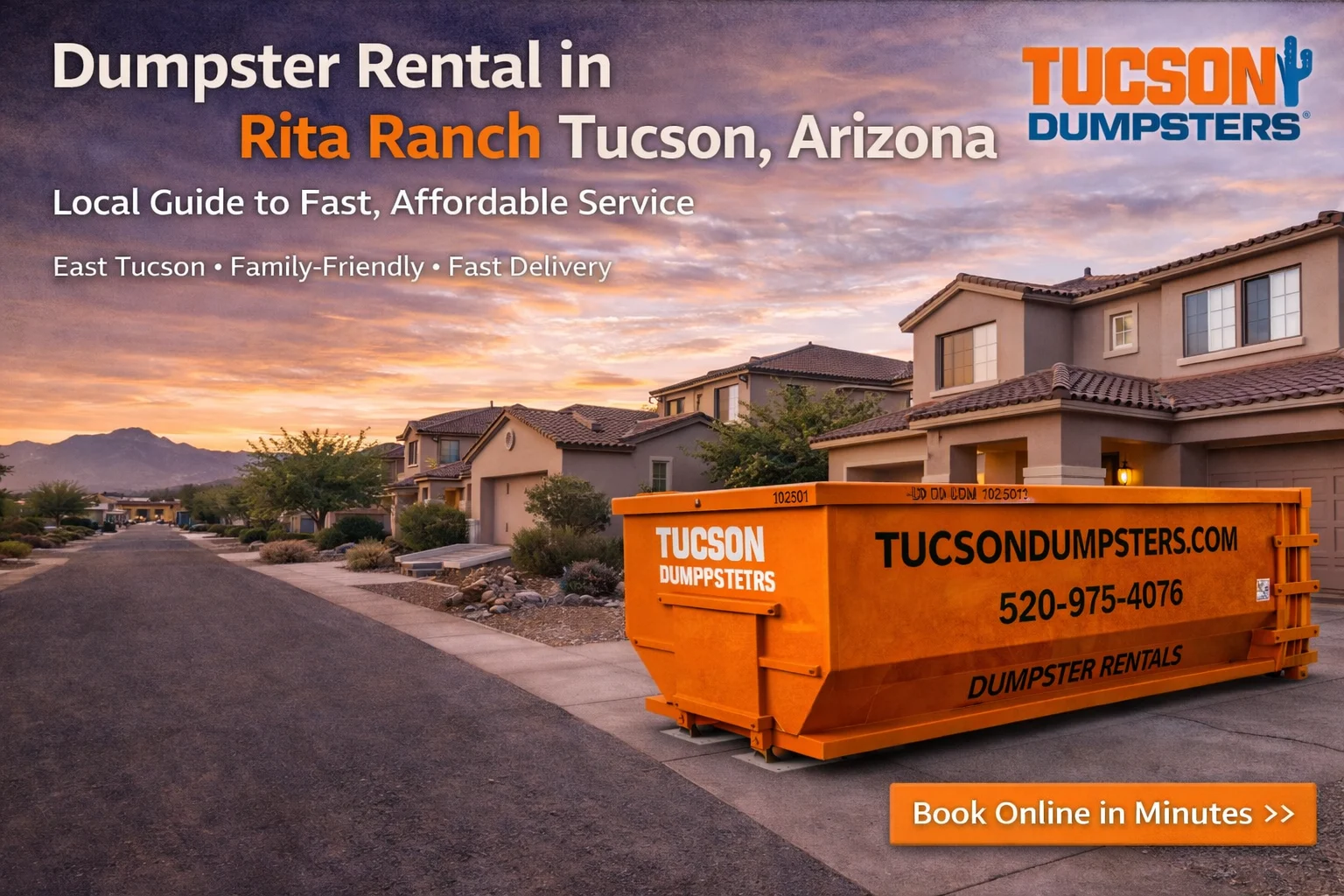 Dumpster Rental Rita Ranch in Tucson, Arizona