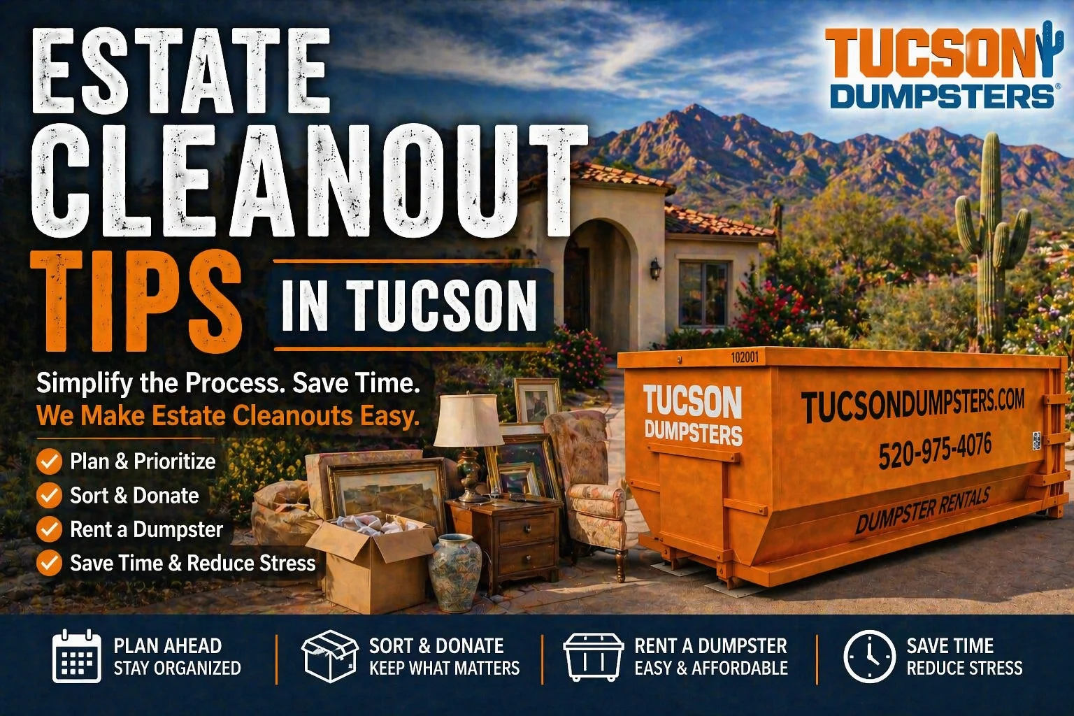 Estate Cleanout Tips in Tucson: Step By Step Guide