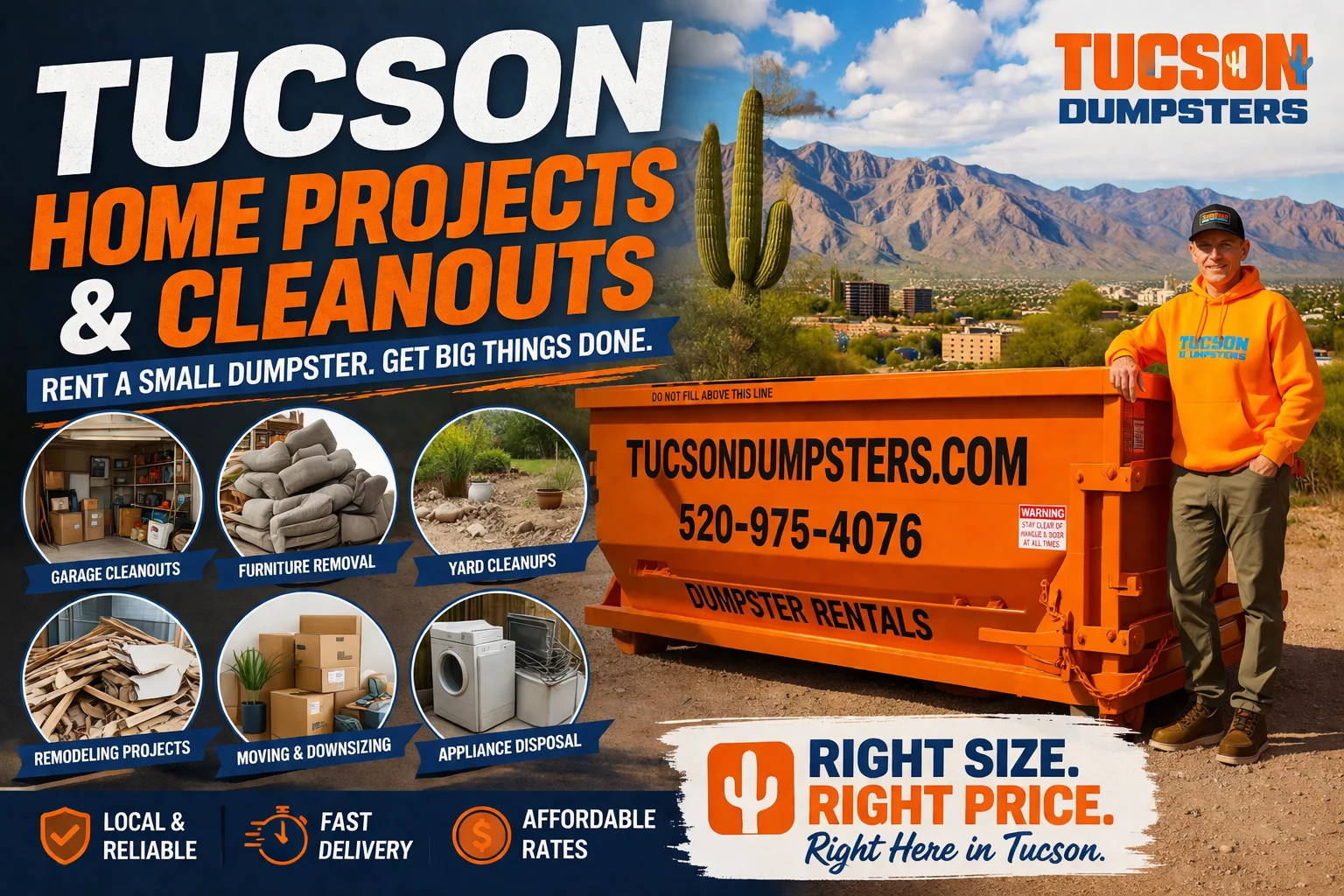 Home Projects & Cleanouts in Tucson: The Complete Dumpster Rental Guide