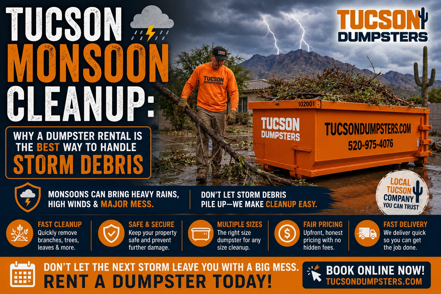 Tucson Monsoon Cleanup