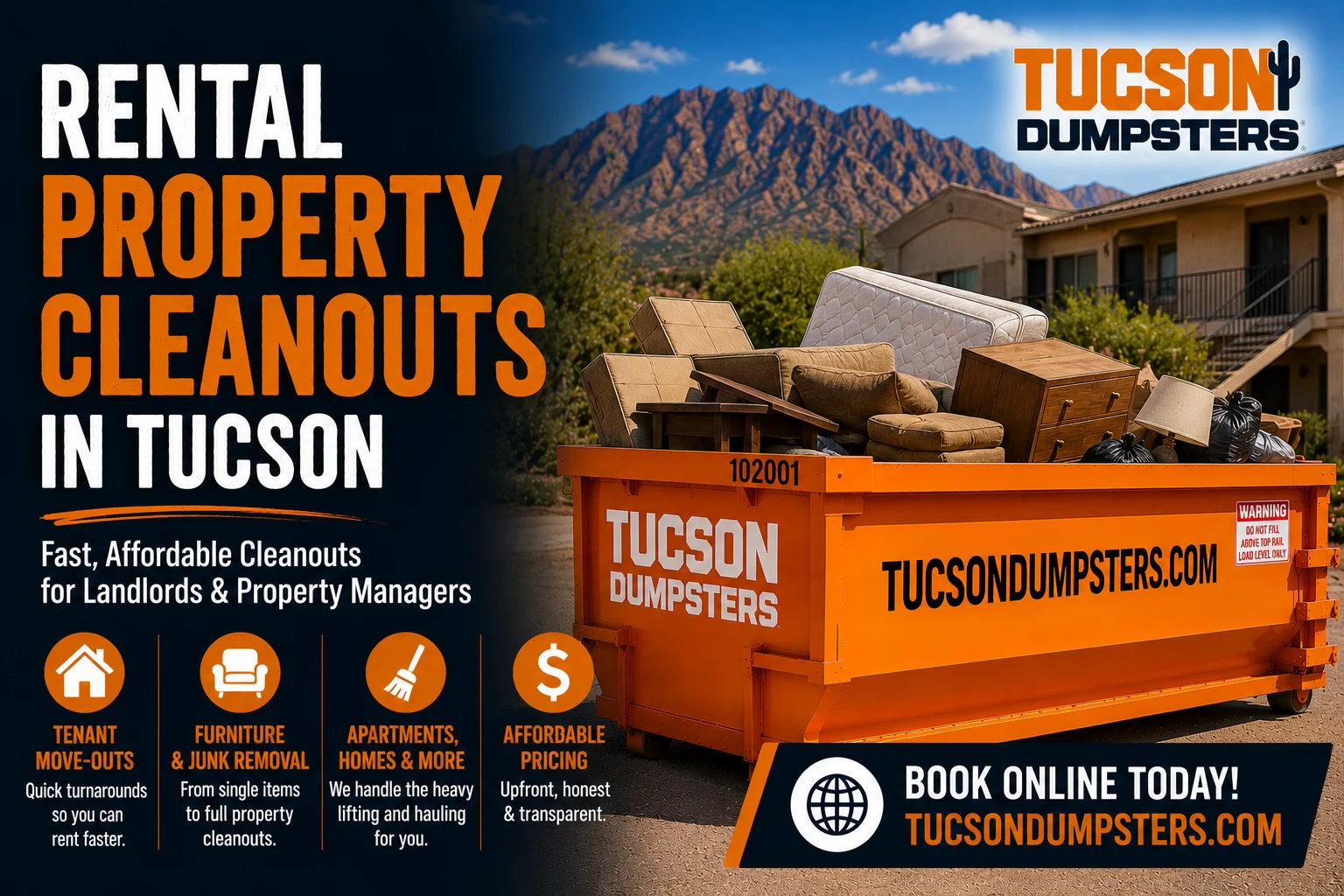 Rental Property Cleanouts in Tucson