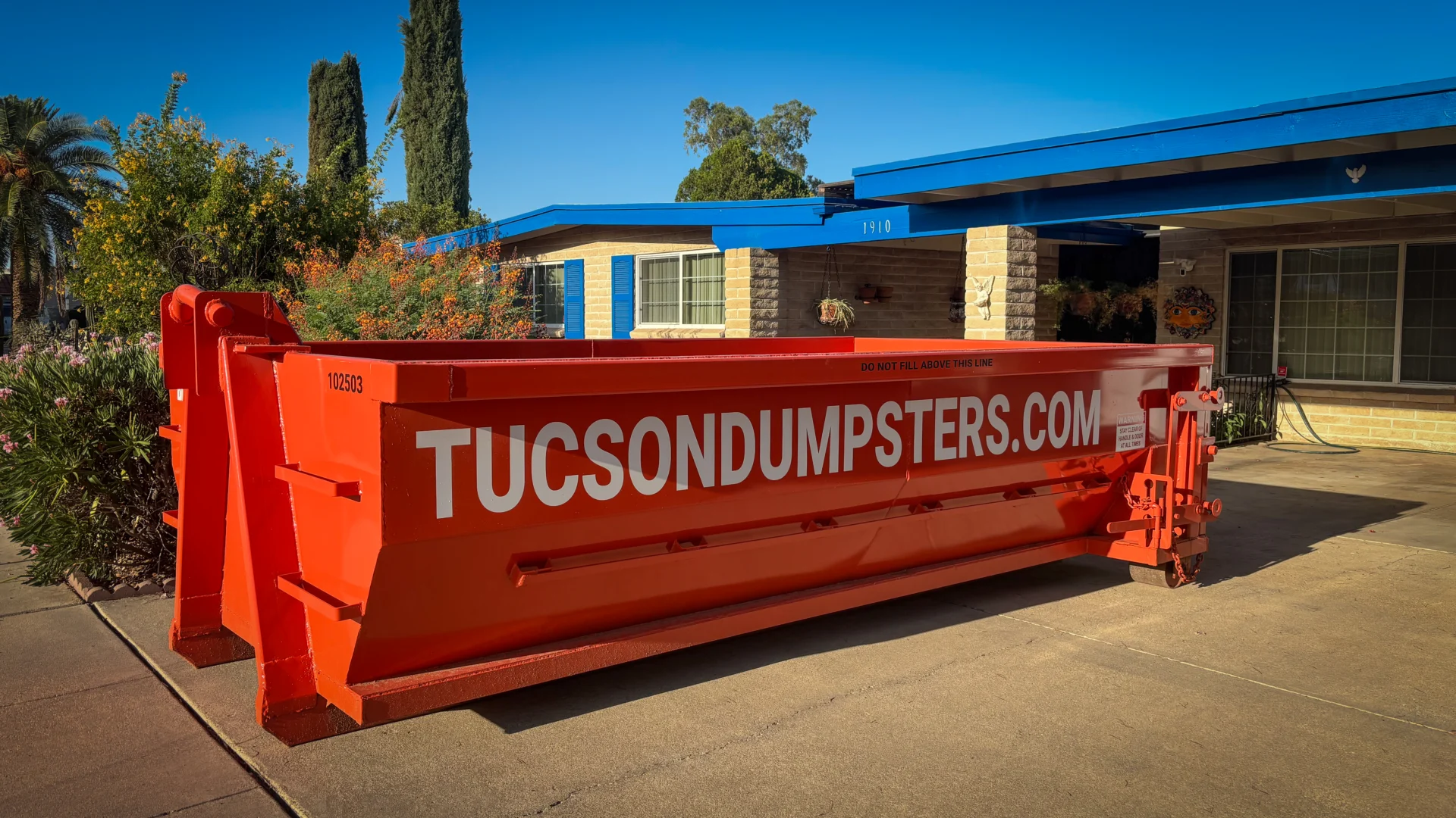 10 yard dumpster