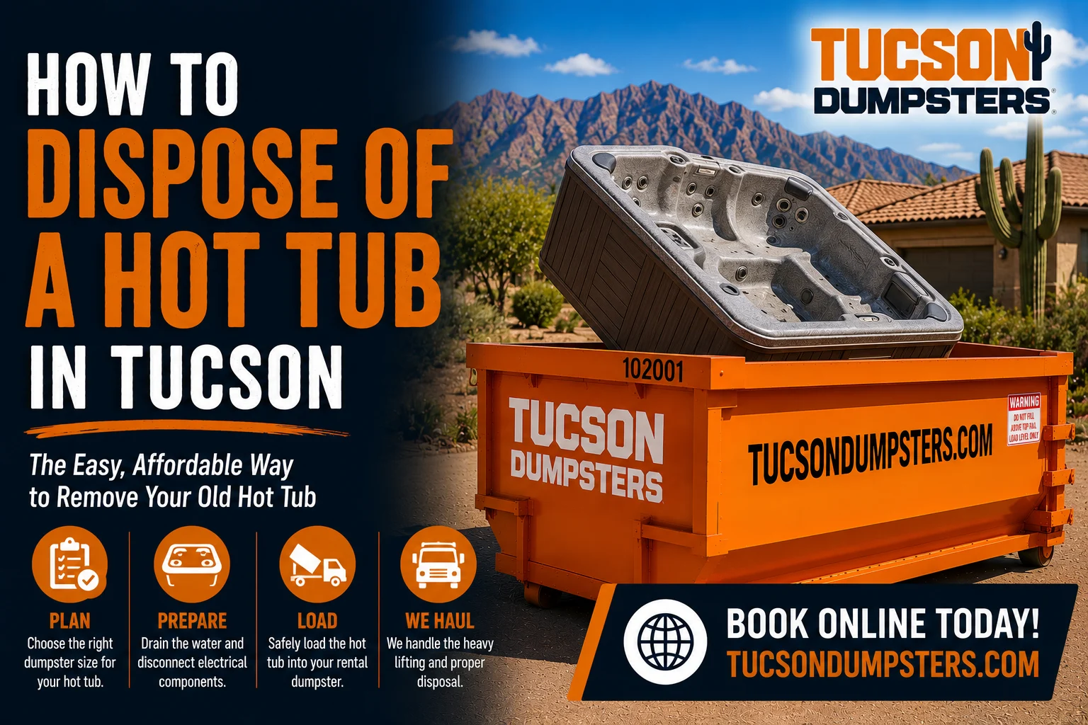 How to Dispose of a Hot Tub in Tucson, AZ